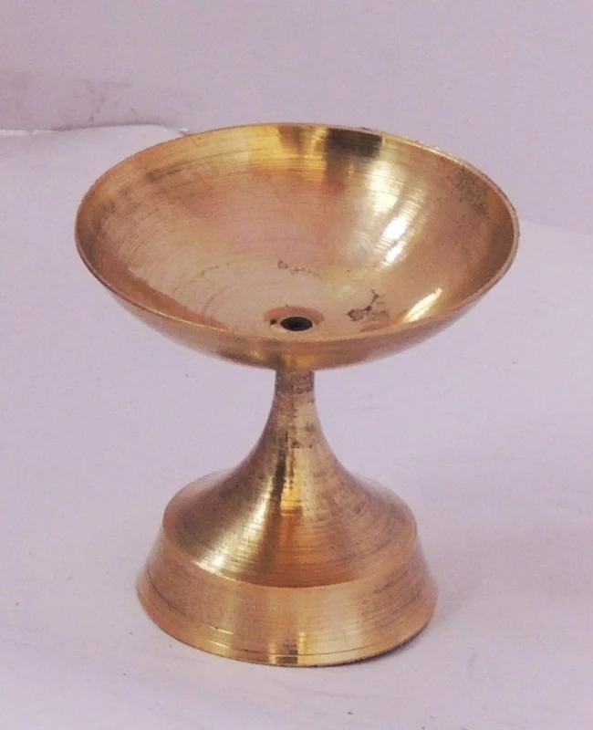 Brass Diya (Deepak) (Niranjan), 1.8 inch (No. 5)