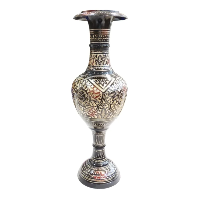 Brass Vase for Home and Garden, 19.5 inch