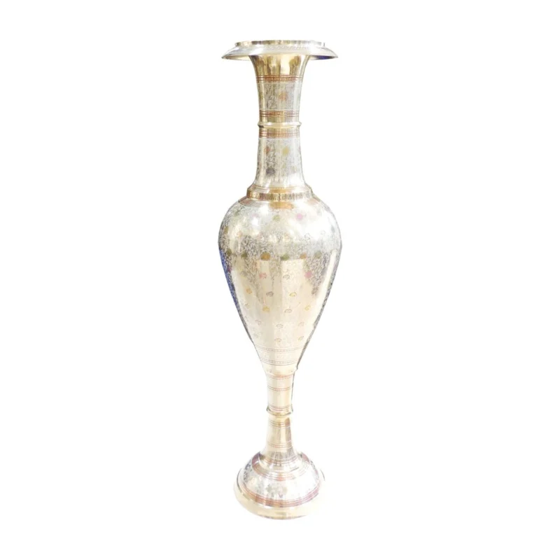 Brass Vase for Home and Garden, 34 inch, 6.1 kg