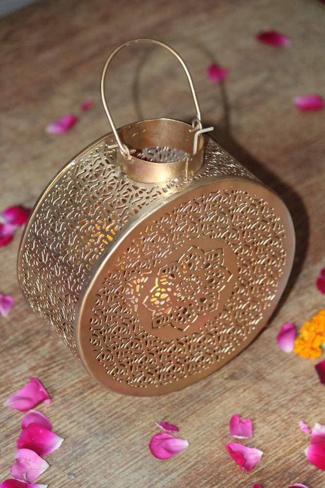 Iron Tealight Holder, 10.5 inch, Vedikcraft Moradabad