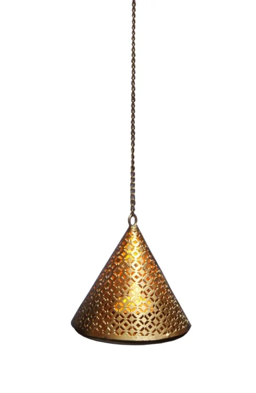 Iron Candle Stand (Pyramid), 4.2 inch