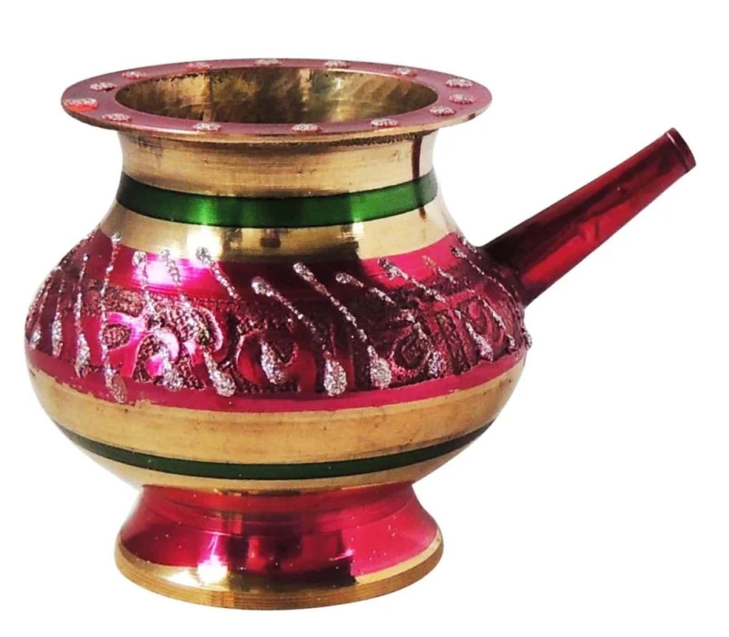Brass Karwa for Karwa Chauth, 130 ml, 4.2 inch