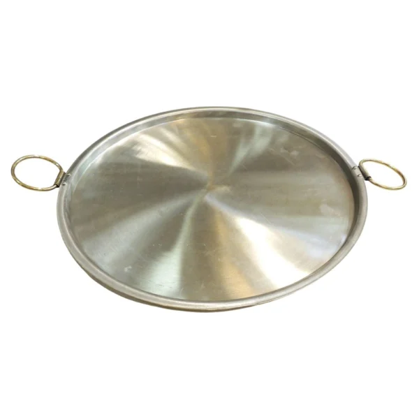 Brass Tawa (Large Dosa Gauge), 14 inch, brass, Vedikcraft Moradabad