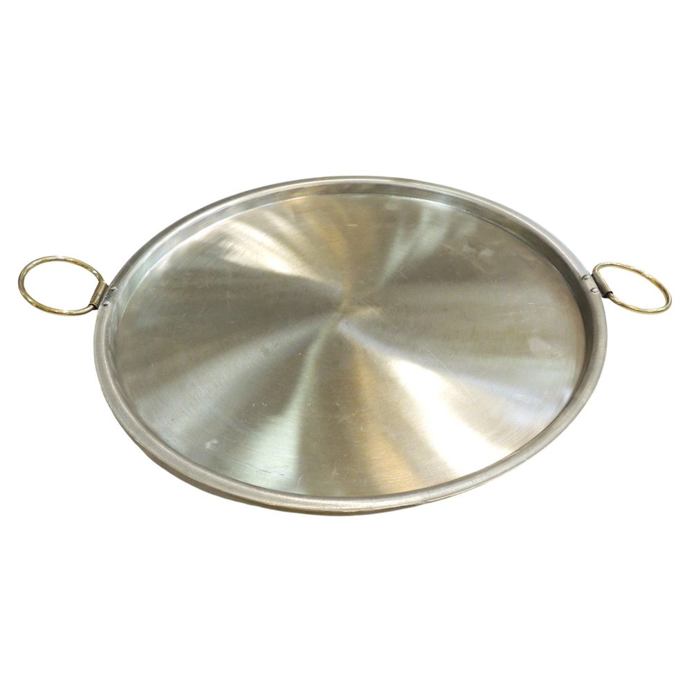 Brass Tawa (Large Dosa Gauge), 14 inch, brass, Vedikcraft Moradabad