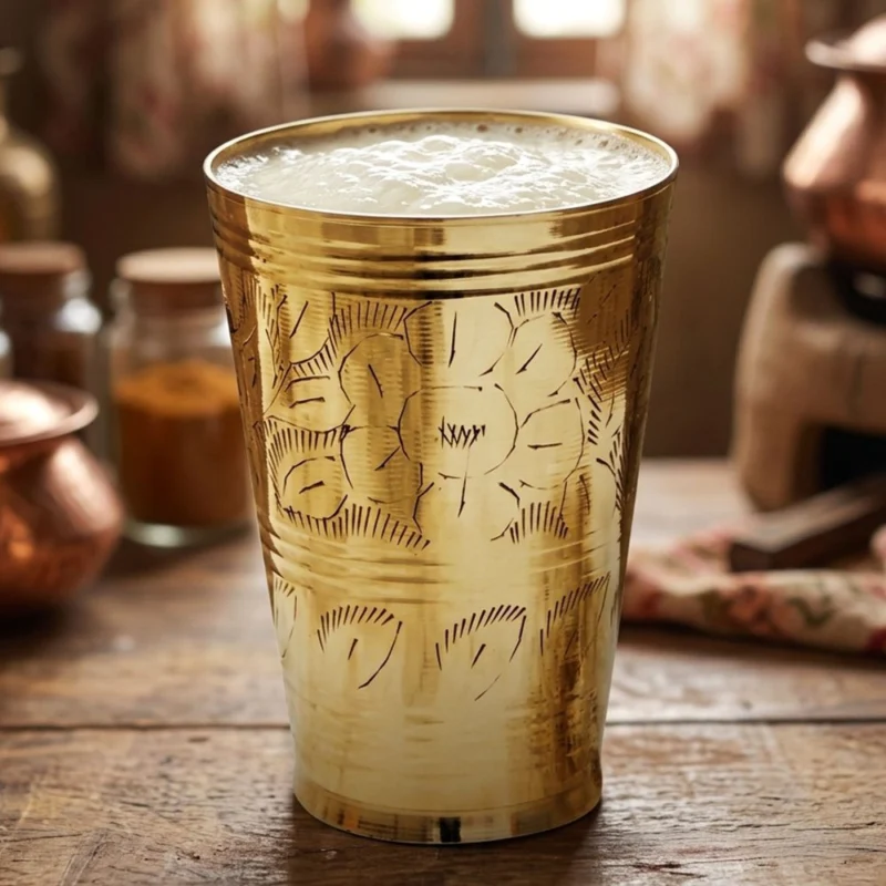 Brass Glass (Gilas), 350 ml (Lassi)