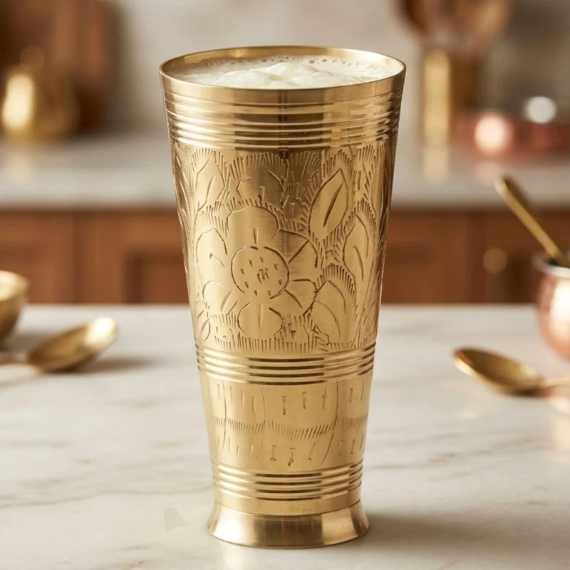 Brass Glass (Gilas), 950 ml (Lassi)