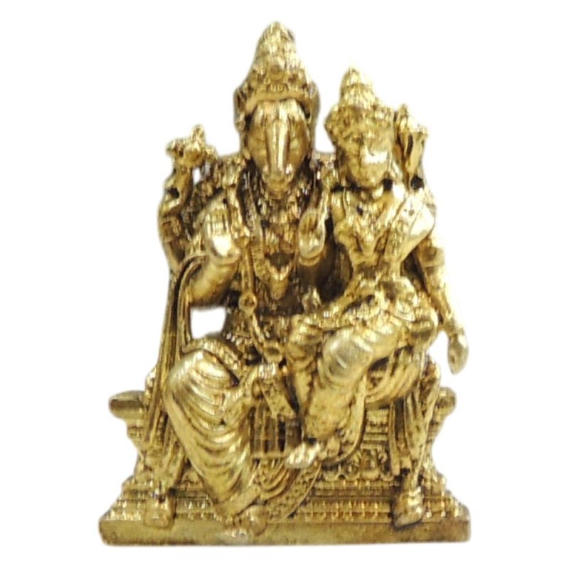 Vishnu Ji Idol in Brass (Mini Varaha Laxmi), 1.5 inch – for Desk and Car