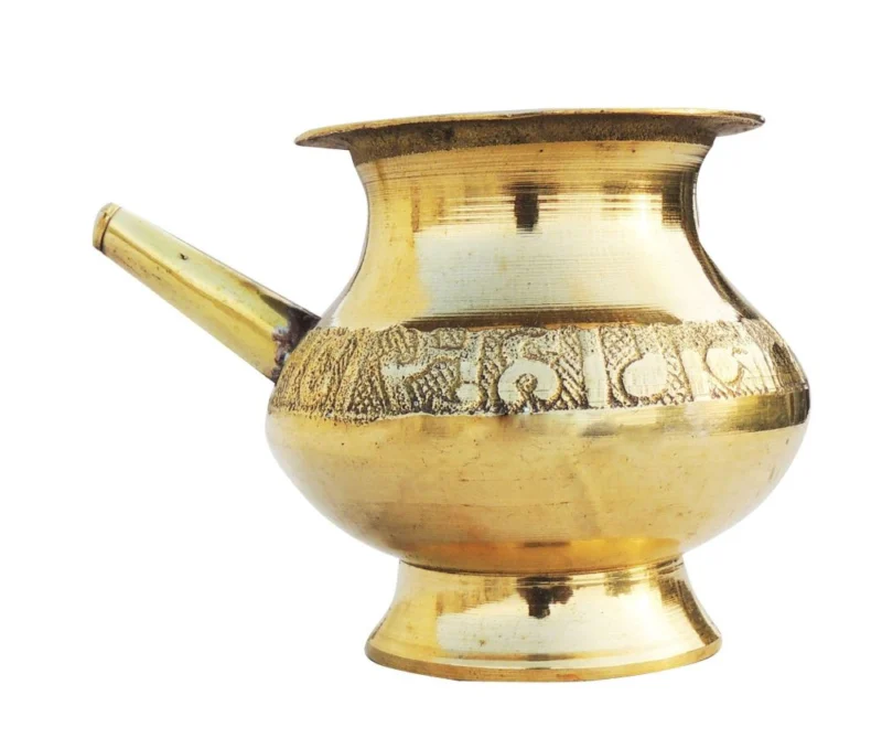 Brass Karwa for Karwa Chauth, 140 ml, 3 inch