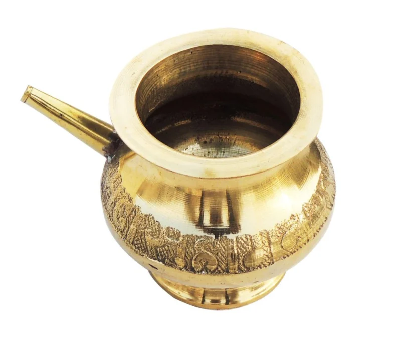 Brass Karwa for Karwa Chauth, 140 ml, 3 inch