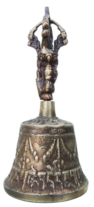 Bronze Hand Bell (Ghanti), 4.7 inch