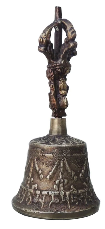 Bronze Hand Bell (Ghanti), 4.7 inch