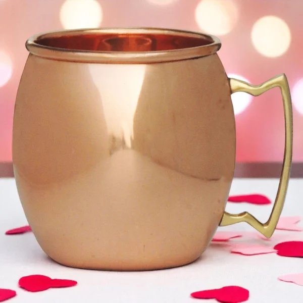 Copper Glass (Gilas), 300 ml, Vedikcraft Moradabad