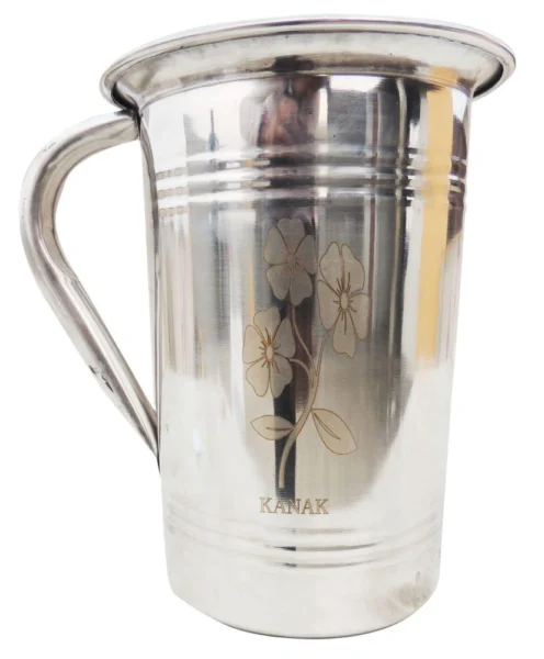Steel Jug (Pitcher), 0.4 inch, Vedikcraft Moradabad