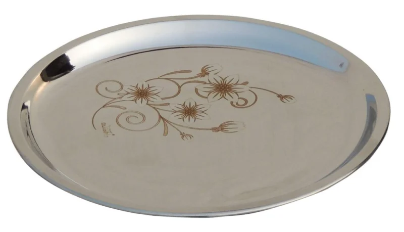 Steel Dinner Plate, 10.5 inch