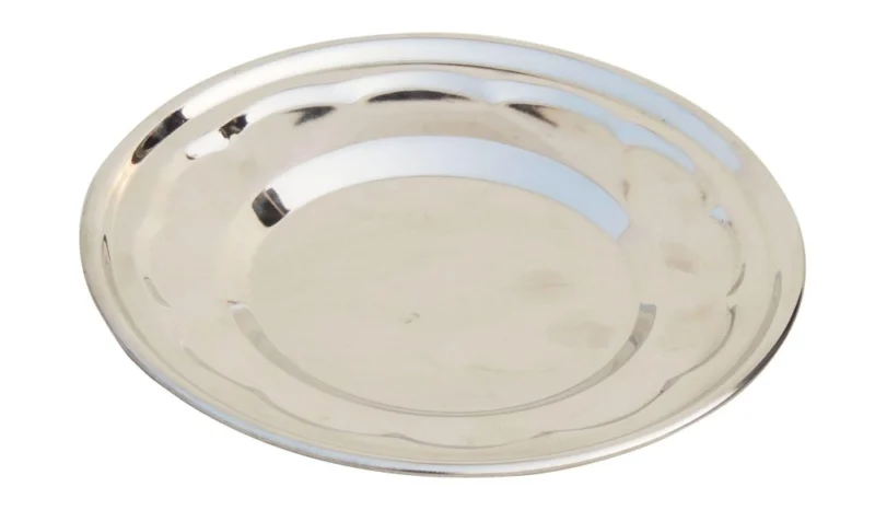 Steel Dinner Plate, 7.2 inch
