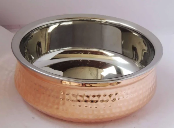Steel Handi, 3.5 inch, Vedikcraft Moradabad
