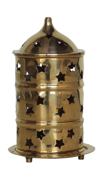 Brass Table Oil Lamp (Samai), brass, Vedikcraft Moradabad