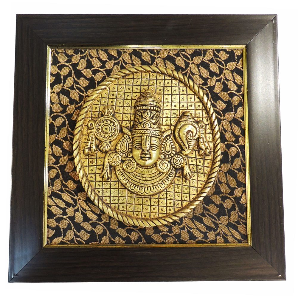Aluminium Wall Hanging Decorative (Tirupati Balaji Frame), Vedikcraft Moradabad